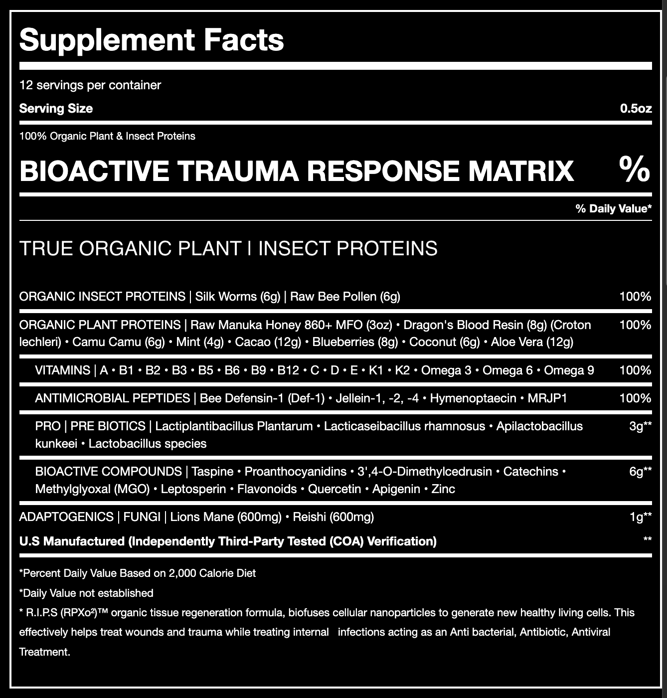 R.I.P.S™ | BIOACTIVE TRAUMA RESPONSE MATRIX